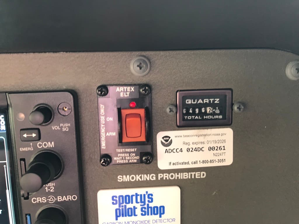 Hobbs meter at engine shutdown